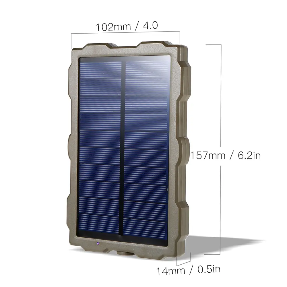 Охотничья камера s Солнечная Панель зарядное устройство батарея солнечная мощность панель охотничья игровая камера для камеры слежения H801 H885 H9 H3 H501 мини