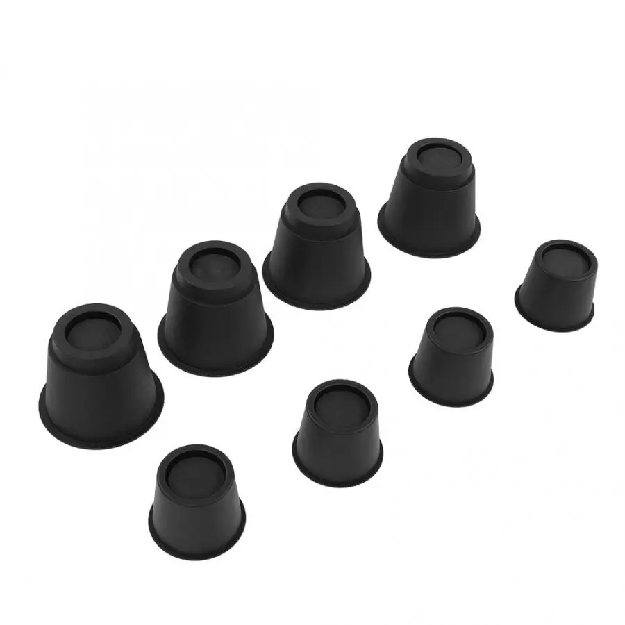 8PCS Furniture Risers Plastic Lift Blocks Elephant Feet for Bed Chair Teapoy Chair Risers afbeelding
