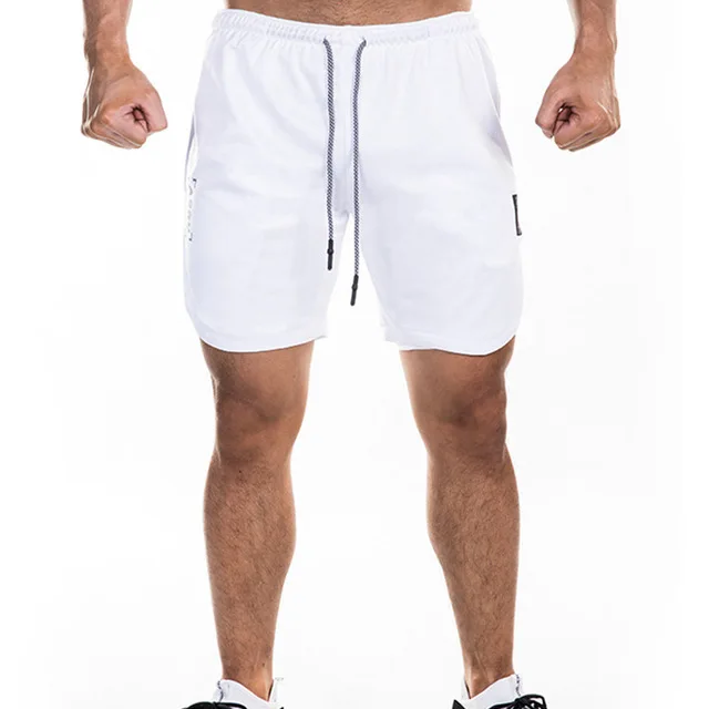 Популярные мужские 2 в 1 Мужские шорты для бега спортивные шорты быстросохнущие тренировочные спортивные шорты для бега со встроенным вкладышем