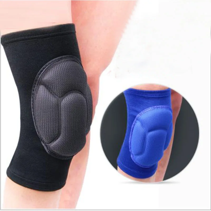 Новый утолщение Kneepad футбол волейбол Экстремальные виды спорта наколенники Eblow Brace поддержки Lap защиты Велоспорт защиты коленей