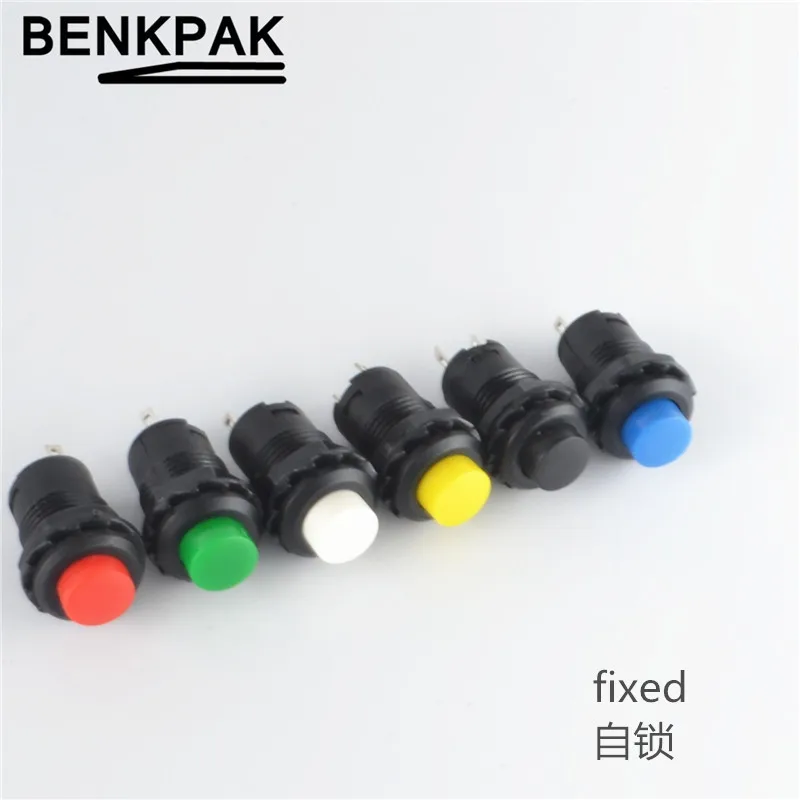 5 X Red Round 12mm Push Button Switch Momentary NO Normal Open OFF-ON 2 Pin - Foto 9
