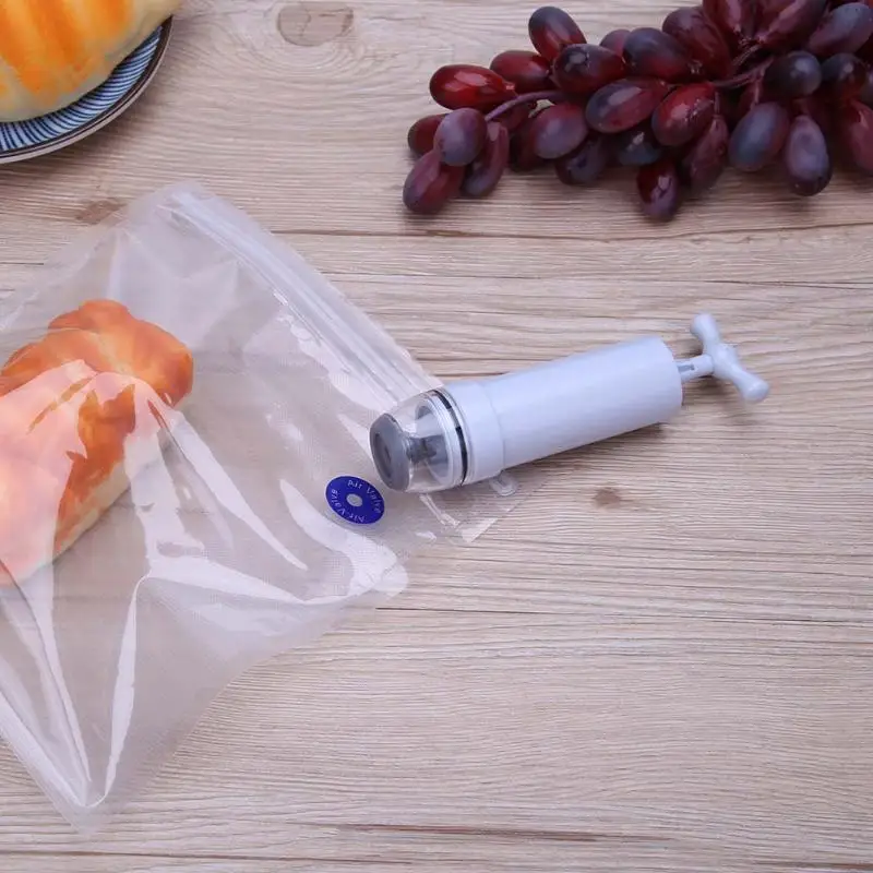 Vacuum Bag Food Air Vacuum Compressed Bag Organizer with Hand Vacuum