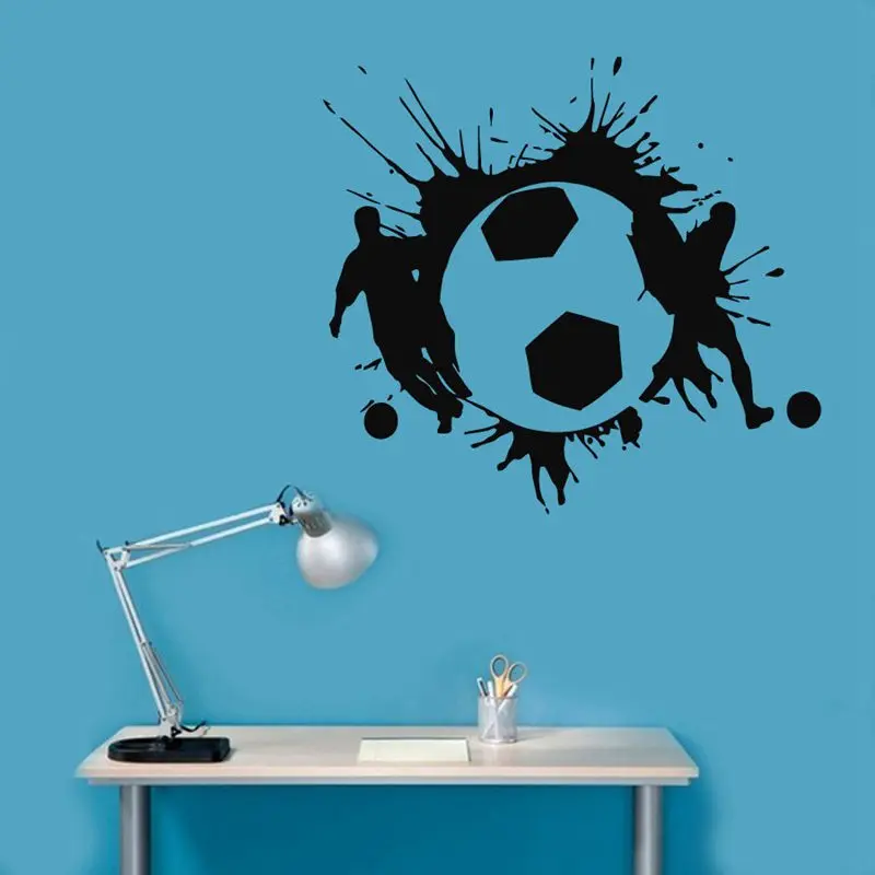 Football Sticker Sports Soccer Decal Helmets Kids Room Name Posters Vinyl Wall Decals Football Sticker