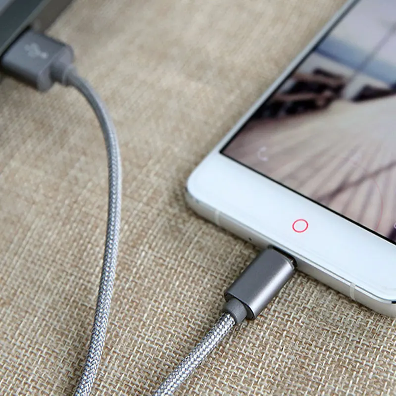 3 фута 1 м микро USB кабель Быстрая зарядка прочный нейлоновый плетеный кабель для зарядки данных для samsung Xiaomi huawei LG android смартфон