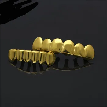 

BracesNew braces plated gold teeth hip hop gold braces Men and women teeth care whitening teethcapreolis collocatae