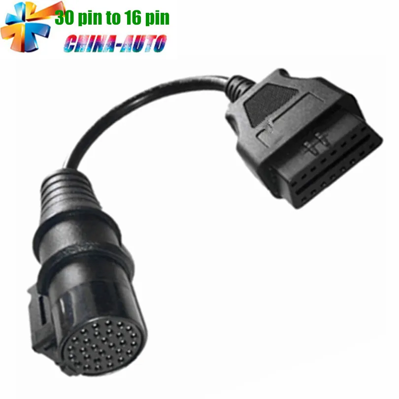 Prix pour Iveco 30Pin à OBD2 16Pin Femelle Camion OBD2 Câble OBDii Connecteur Iv-eco 30 broches à 16 broches Prix pour Iveco 30Pin à OBD2 16Pin Femelle Camion OBD2 Câble OBDii Connecteur Iv-eco 30 broches à 16 broches