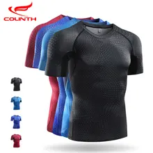 Летние Новые мужские тренажерные залы футболка Кроссфит фитнес майки для бодибилдинга мужской с коротким рукавом обтягивающая быстросохнущая футболка Топы