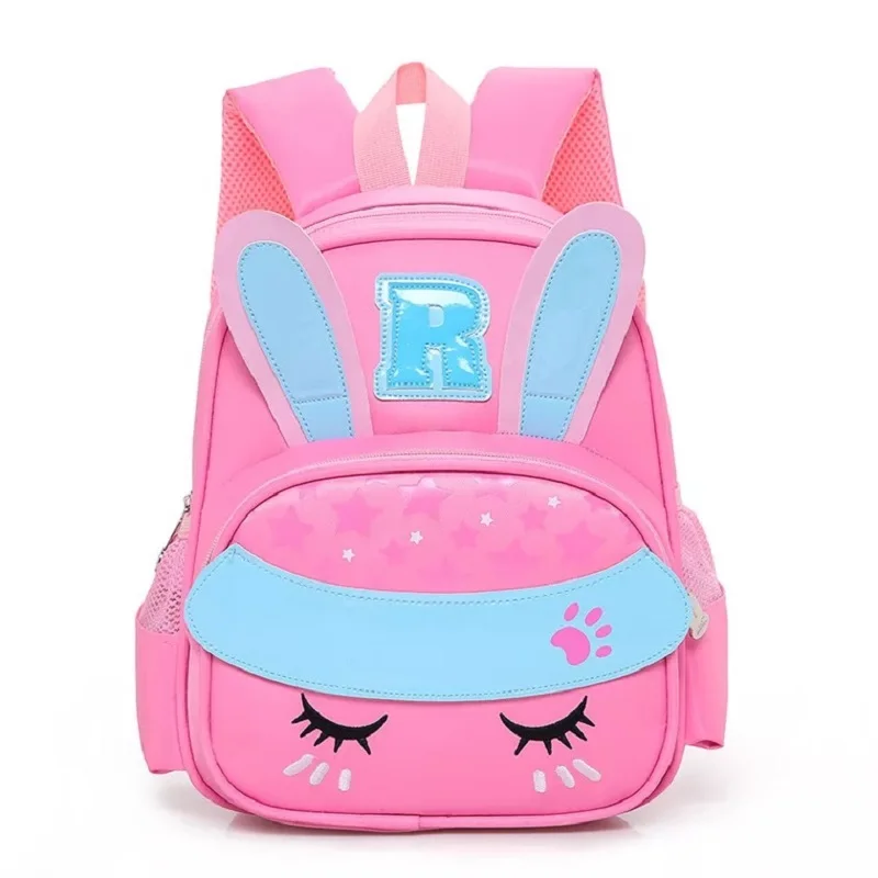 Kindergarten School Bag Children Rabbit Dolls Applique Backpack Lovely