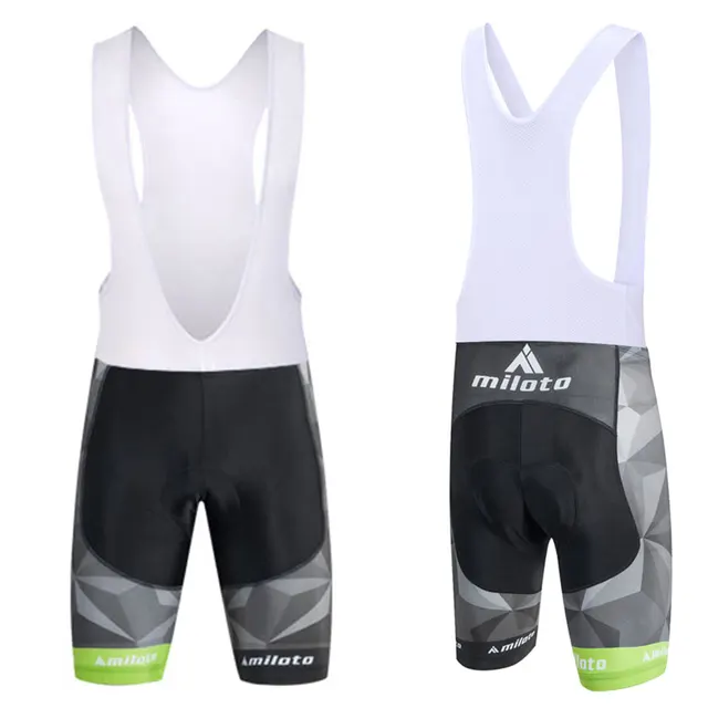 Buy White Cycling Bib Shorts Men Spexcel Culotte Gel