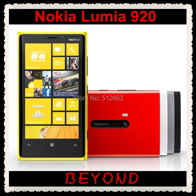 bilder für Original Nokia Lumia 920 entsperrt Windows handy WIFI GPS 4,5 ''8MP 3G & 4G GSM 32 GB internen Speicher freeshipping bilder für Original Nokia Lumia 920 entsperrt Windows handy WIFI GPS 4,5 ''8MP 3G & 4G GSM 32 GB internen Speicher freeshipping