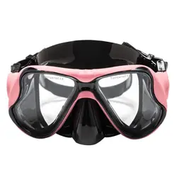Дайвинг очки маски Для женщин Для мужчин зеркало, взрослых Анти-туман Регулируемый Дайвинг Плавание Водные виды спорта закрытым подводный