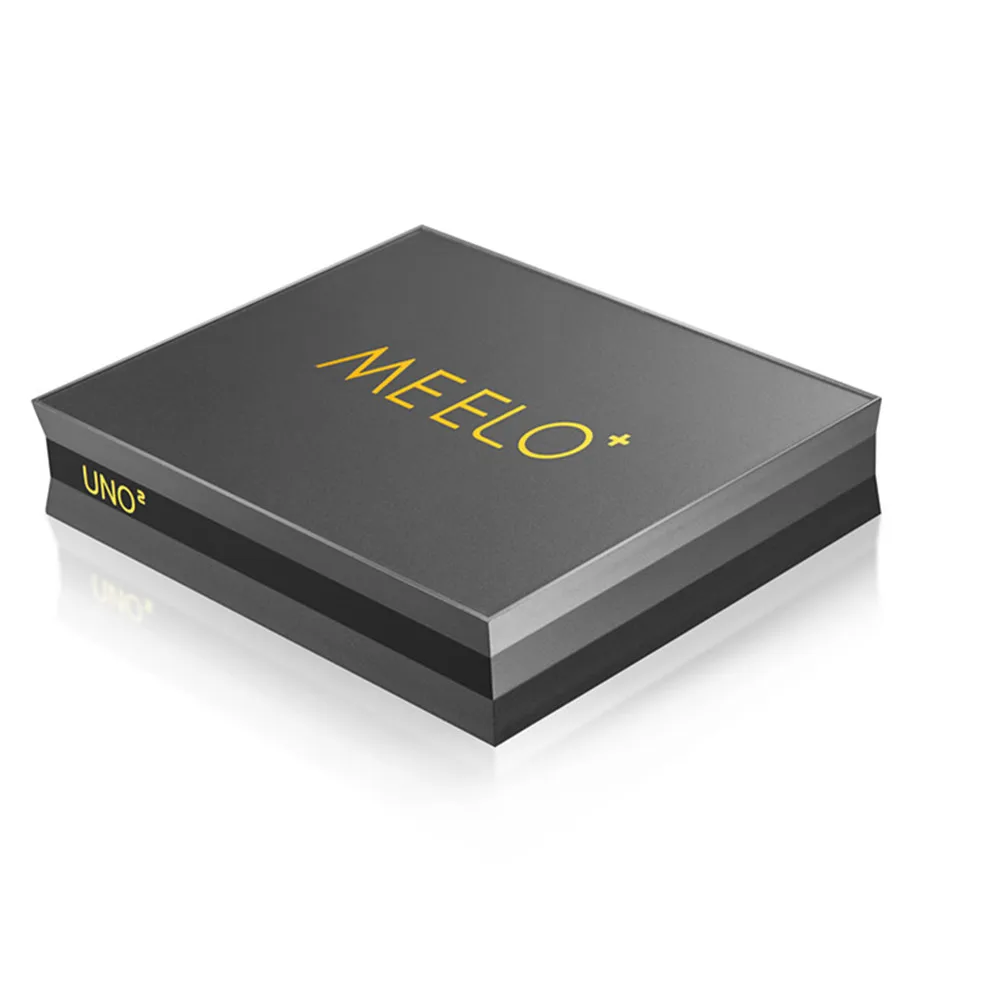 MEELO UNO2 декодер DVB-S2 DVB-T2 Android 7,1 Смарт ТВ коробка S905 4 ядра, 2 Гб оперативной памяти, 16 Гб встроенной памяти, MEELO UNO 4 к HD медиа плеер Мощность VU BISS H.265