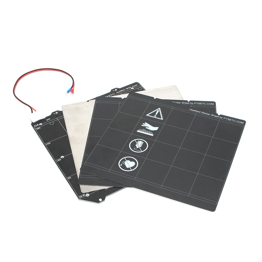 Termistor + Chapa de Aço Preta para Prusa Kit de Fiação Clone Prusa Cama Aquecida Magnética 24v Mk52 2 Pçs Etiqueta Mk3s i3 Mk3 9 High Quality Computador e Escritório
