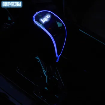 

Accessories touch motion Changeable car logo LED light car Gear shift knob for Lexus rx350 rx gs is250 gs300 rx300 nx styling