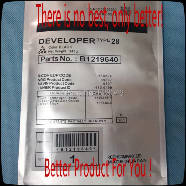 

For Ricoh Developer Type 28 MP2000 MP2012 MP2015 MP2018 Copier,Refill Developer Toner Powder For Ricoh Aficio 2012 2015 2018