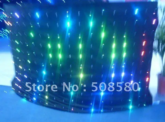 5x7 м RGBW, smd-светодиоды Star шторы/огнестойкие Велюр ткань 480 шт.+ контроллер 8CHS звук и авто DMX
