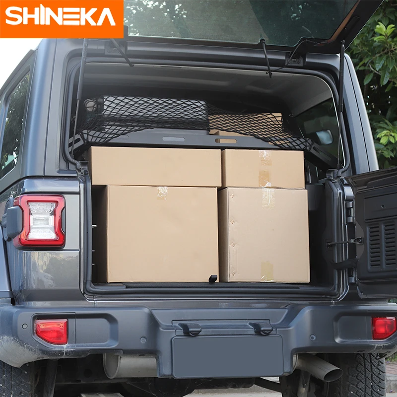 Задняя полка SHINEKA для Jeep Wrangler JK JL 2007 2019 стойка багажника держатель багажа