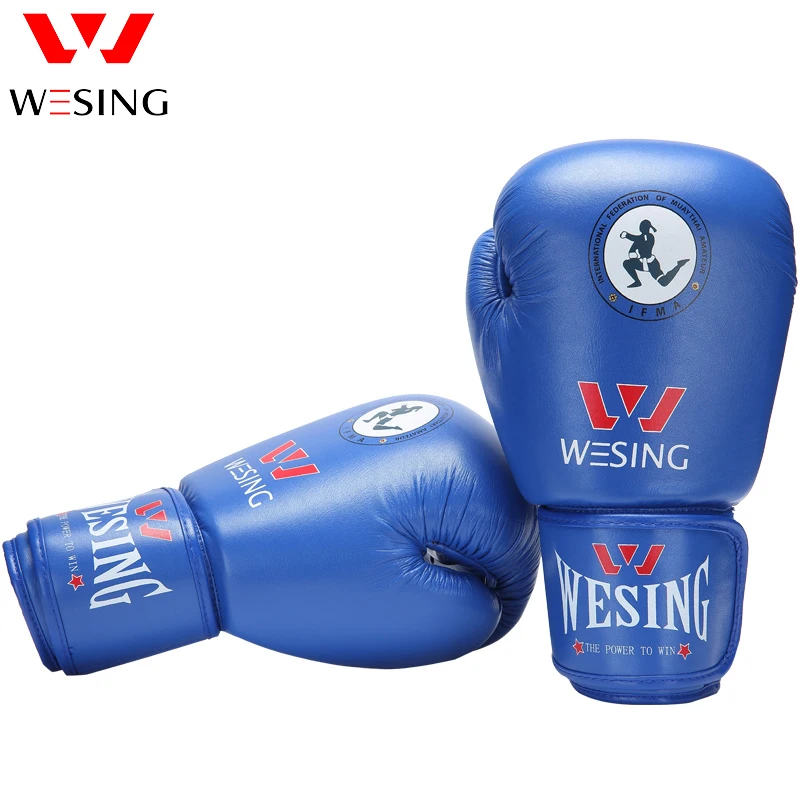 Боксерские перчатки Wesing muai для кикбоксинга сертифицированные IFMA соревнований 10