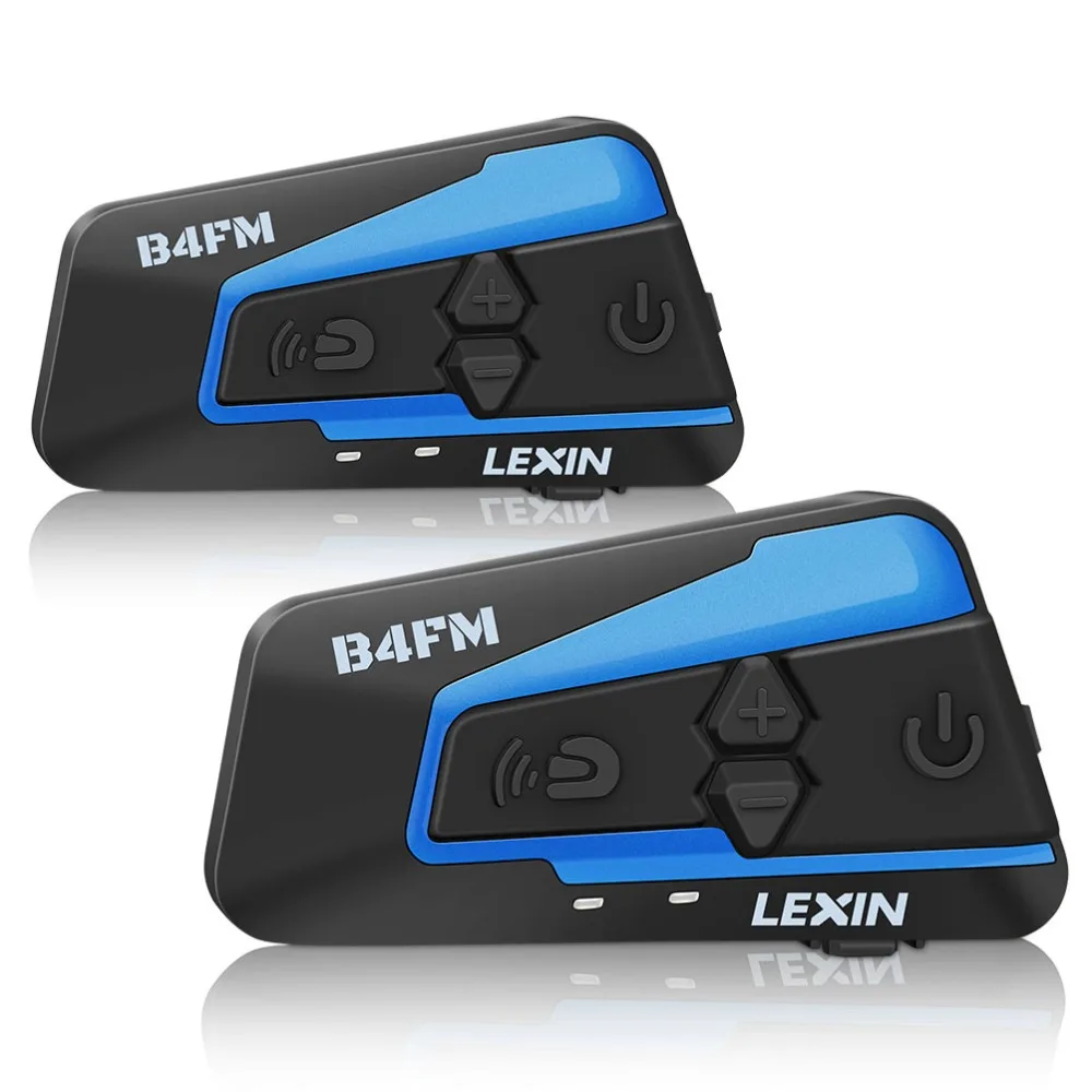 LEXIN LX B4FM Motorcycle Bluetooth Helmet Headset for 1 4