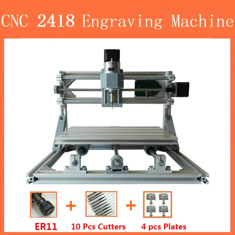 

CNC 2418 GRBL control Diy mini cnc machine,3 Axis pcb Milling machine, laser engraving Wood Router
