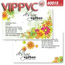 A40015 низкая цена Печать Фабрика пластиковая визитка Белый пластик