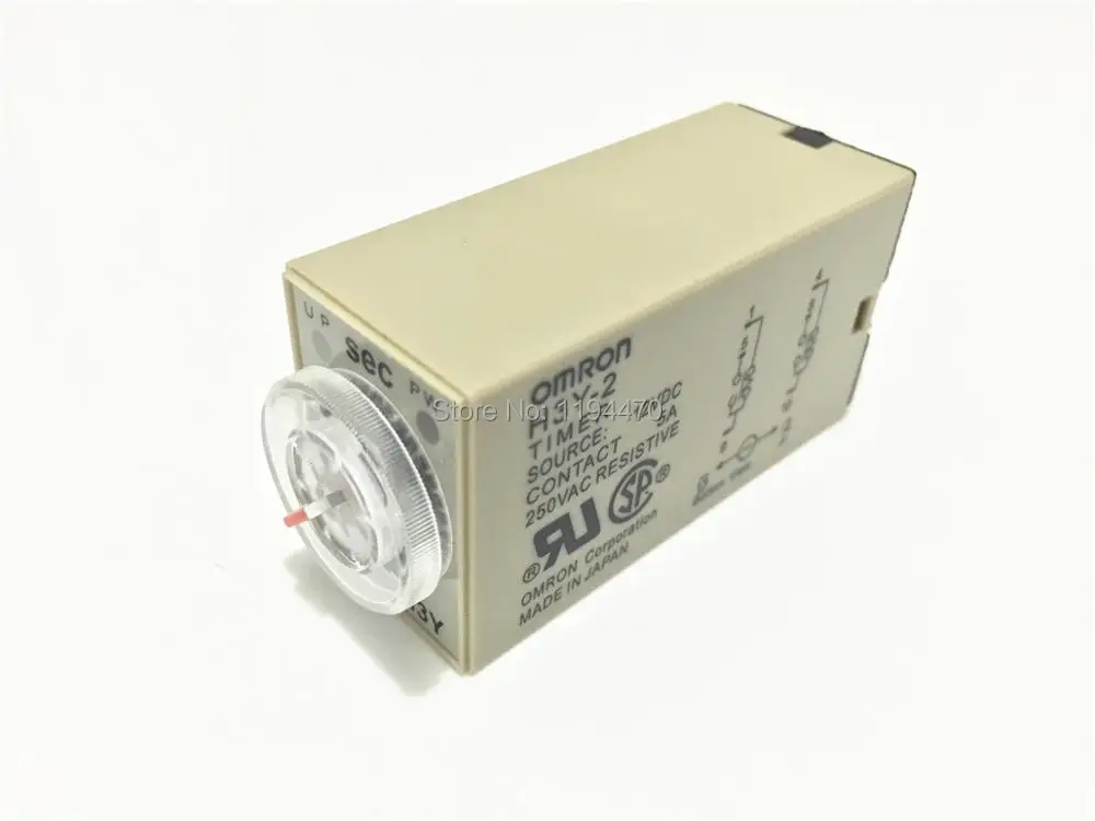 

2pcs/Lot H3Y-2 DC 24V 30S Power On Delay Timer Time Relay 24VDC 30sec 0-30 second DPDT 8 Pins