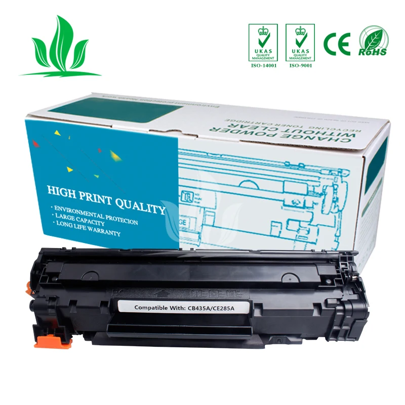CB435A 35a 285a цветочный тонер-картридж совместимый для HP P1002 P1003 P1004 P1005 P1006 P1009M 1522 P1505 M1130