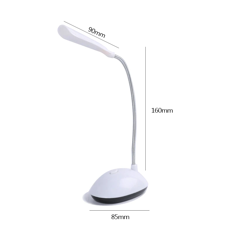 LED Desk Lamp Flexible Foldable Eye Protection Table Lamp AAA Battery Powered Reading Book Lights 2