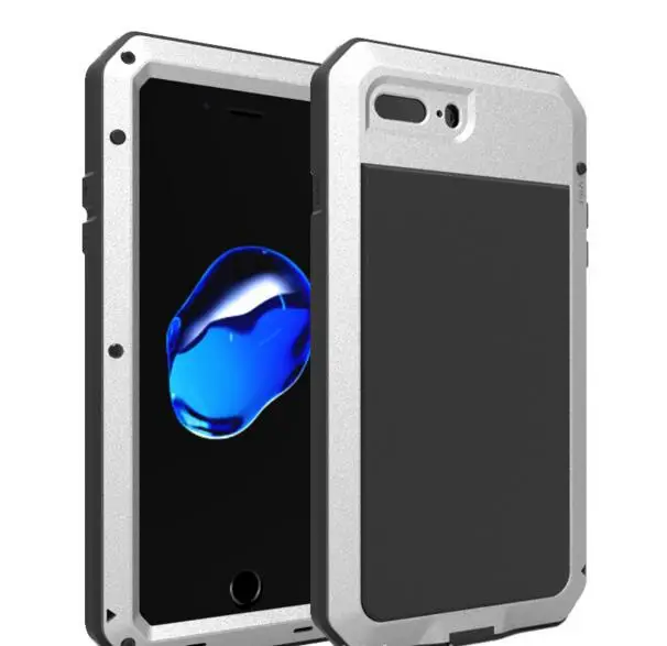 bilder für Für iPhone 7 Fall Hybrid Wasserdicht Fall für Fahren Stoßfest Schnee-Metall Aluminium Defender Abdeckung iPhone7 6 6 s plus fällen bilder für Für iPhone 7 Fall Hybrid Wasserdicht Fall für Fahren Stoßfest Schnee-Metall Aluminium Defender Abdeckung iPhone7 6 6 s plus fällen