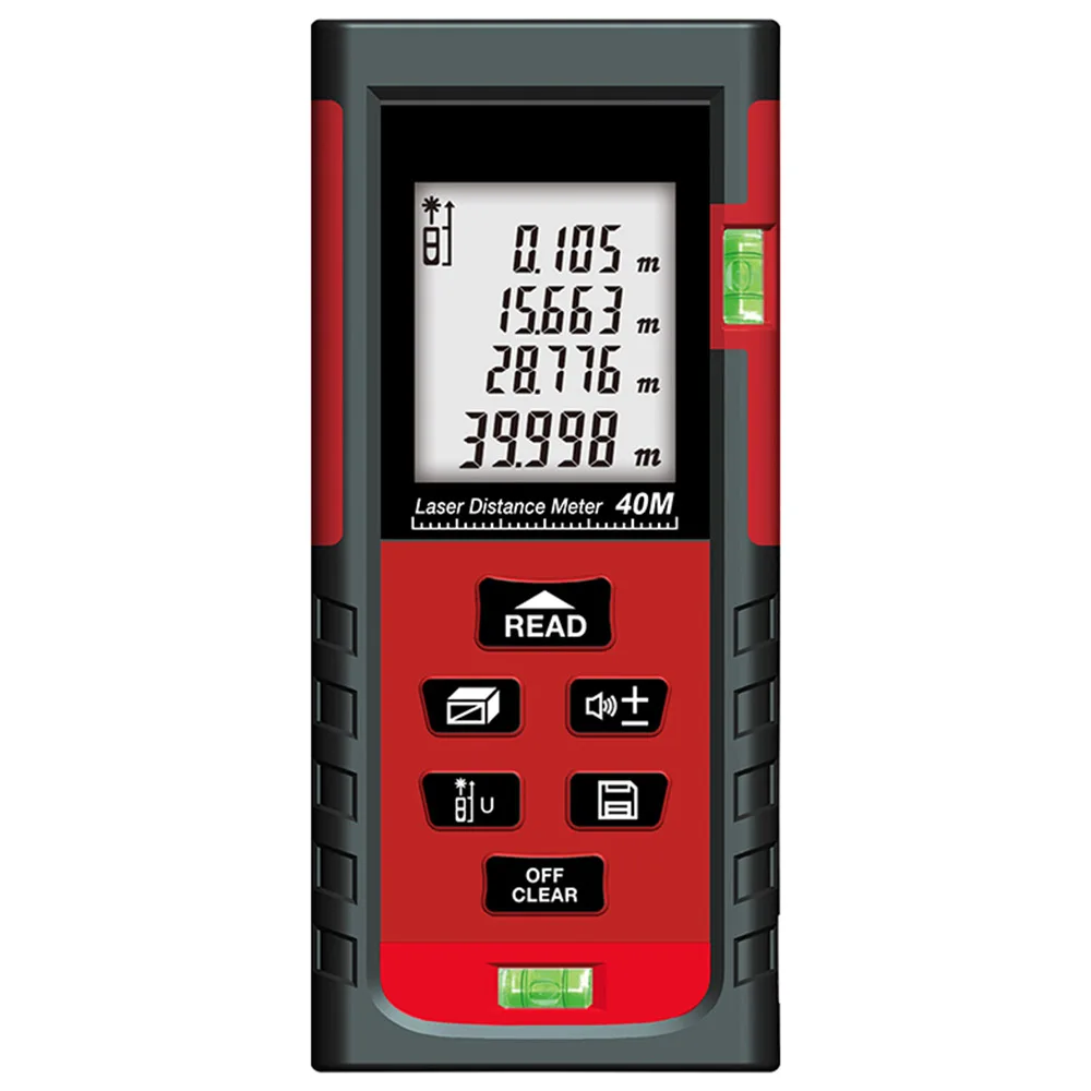 Laser Distance Meter 40M 60M 80M 100M Rangefinder Laser Tape Range Finder Build Measure Device Ruler Test Tool