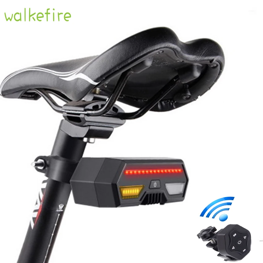 

Wireless Smart Remote Control Remote Turn Usb interface led Bicycle Rear Safety Warning Light Rear lamp for Mount Bicycle light