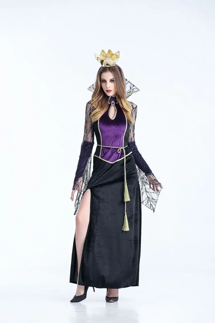 

Halloween Costumes for the Vampire Count Dracula Bride Queen Witch Stage Dress