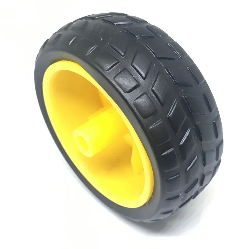 1PCS Smart Car Robot Wheel Module Small Plastic Wheels For Arduino 65x26mm