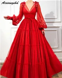 Vestido de festa/Белое длинное вечернее платье, с высоким воротником, с длинными рукавами, сексуальные вечерние платья русалки, специальные вечерние платья