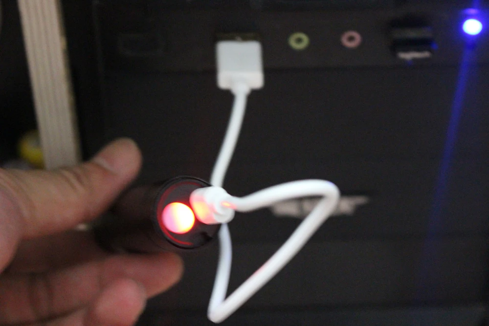 Портативный USB мощсветильник светодиодный фонарик COB со встроенной батареей