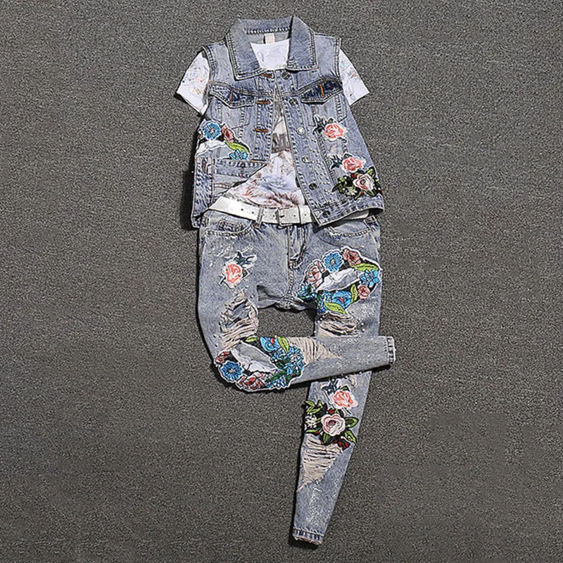 

2017 Elegant Sequins Pattern Fashion Pants Suits Women 2 Pieces Sets 3D