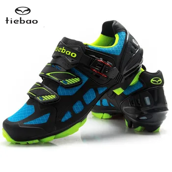 

New TIEBAO MTB Cycling Shoes Professional Athletic Bicycle Sports Shoes Cleated Shoes Mountain Racing Sports Mountain Shoes