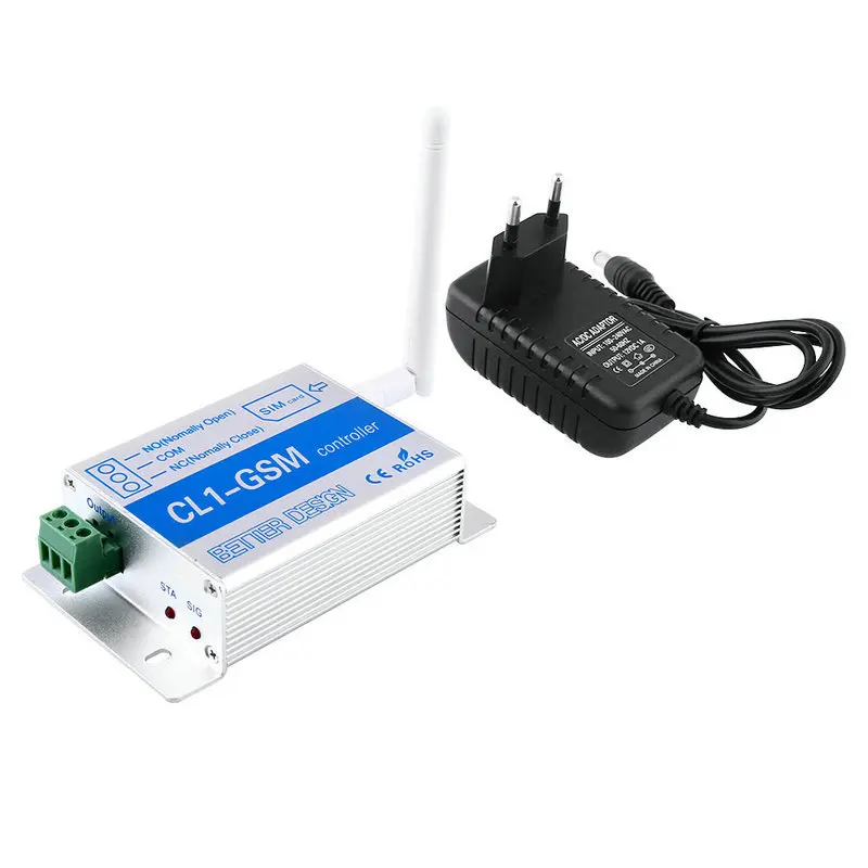 

Wireless GSM SMS Remote Control Relay Smart Switch Home Security EU Plug Phone Socket Quad Band CL1-GSM