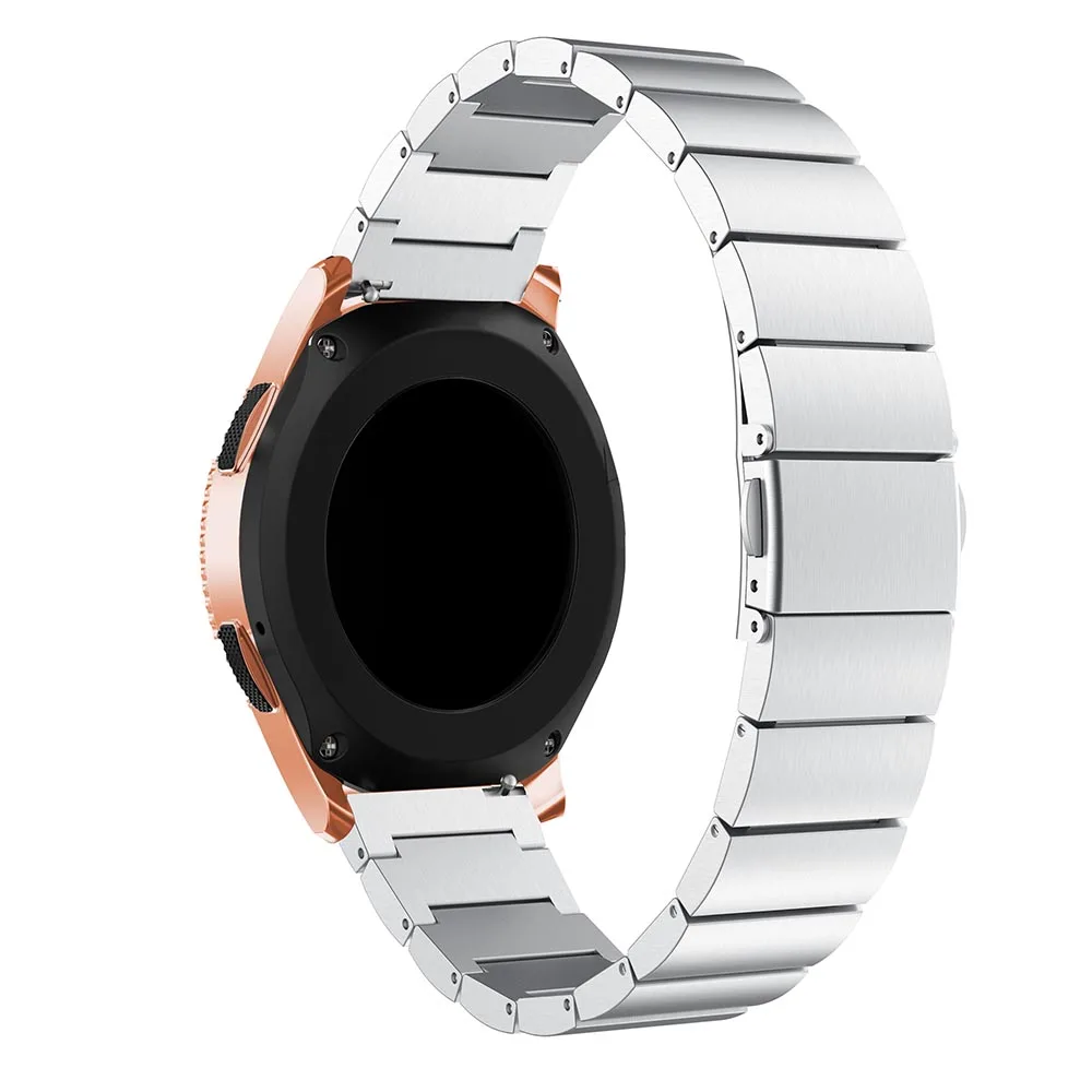 Роскошный умный ремешок для часов из нержавеющей стали, ремешок, новинка для samsung Galaxy Watch 46 мм/42 мм, металлический браслет с заменителем инструмента - Цвет ремешка: sliver