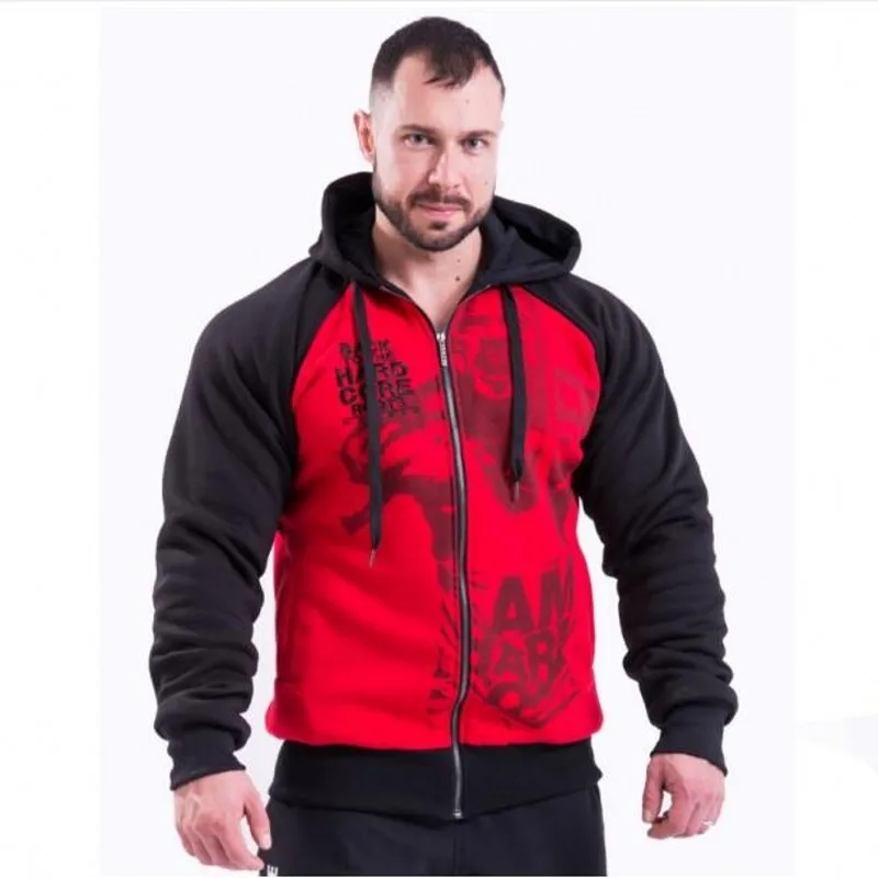 

2018 brand new Olympia men's casual men's long sleeved Hoodie, men's zipper Jersey and size.
