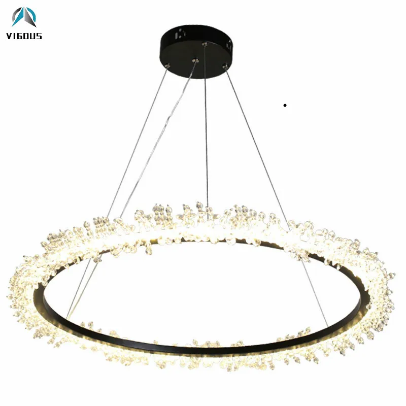 Лофт американский RH Хрустальный светодиодный подвесной светильник Lustre Luminarias 3