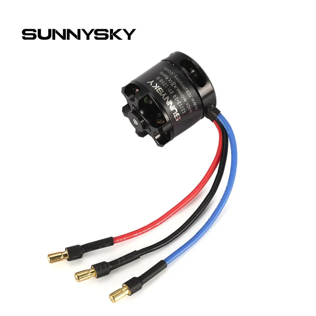 

SUNNYSKY X2212 1250KV II 2-4S Brushless Motor Short Shaft for RC 400-800g Fixed-wing Quad-Hexa Copter Multicopter DJIF450 F550