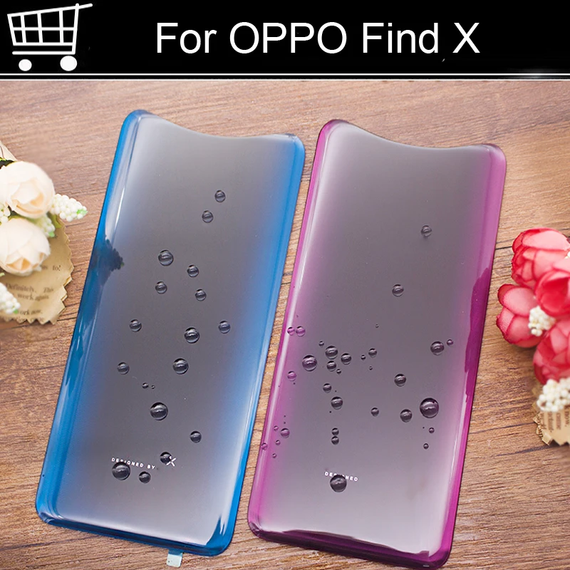 Новинка, задняя крышка для батареи, корпус для OPPO Find X, задняя крышка для батареи OPPOFindX, запасные части для ремонта