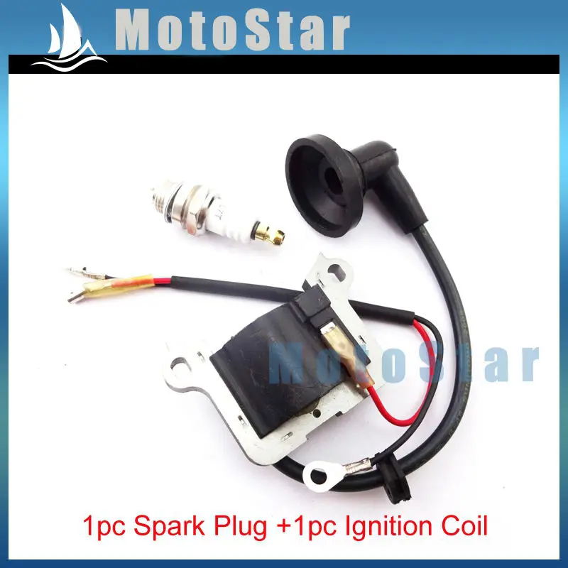 43cc 49cc Ignition Coil scooter X7Pocket bike 1-prong, 2.5 inch bolt spacing 