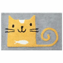 Ковер для детской комнаты мультфильм ковры с анималистическим принтом для гостиной шлюз двери ванной водопоглощающий Противоскользящий коврик K419