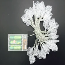 Любовь светодиодный фонарь на батарейках, гирлянда 5 м/50 светодиодный/10 м/80 светодиодный/20 м/160 светодиодный S Рождественский праздник, Свадебная вечеринка, украшение, Сказочная лампа