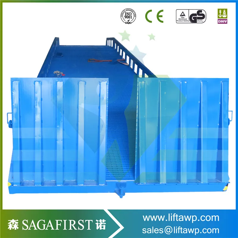 Simple Structure Dock Ramp Container Truck Lift Hydraulic Ramp