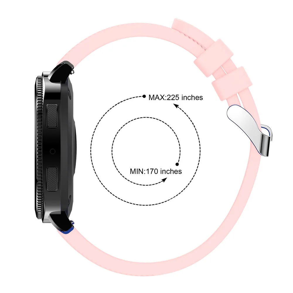 20 мм силиконовый ремешок для часов Ремешок для samsung gear Sport смарт-браслет часы Браслет замена ремешок для часов
