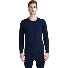 18 YOOY кальсоны комплект костюма для Для мужчин круглый воротник и толстый хлопок и осенние штаны Мода для Для мужчин нижнее белье