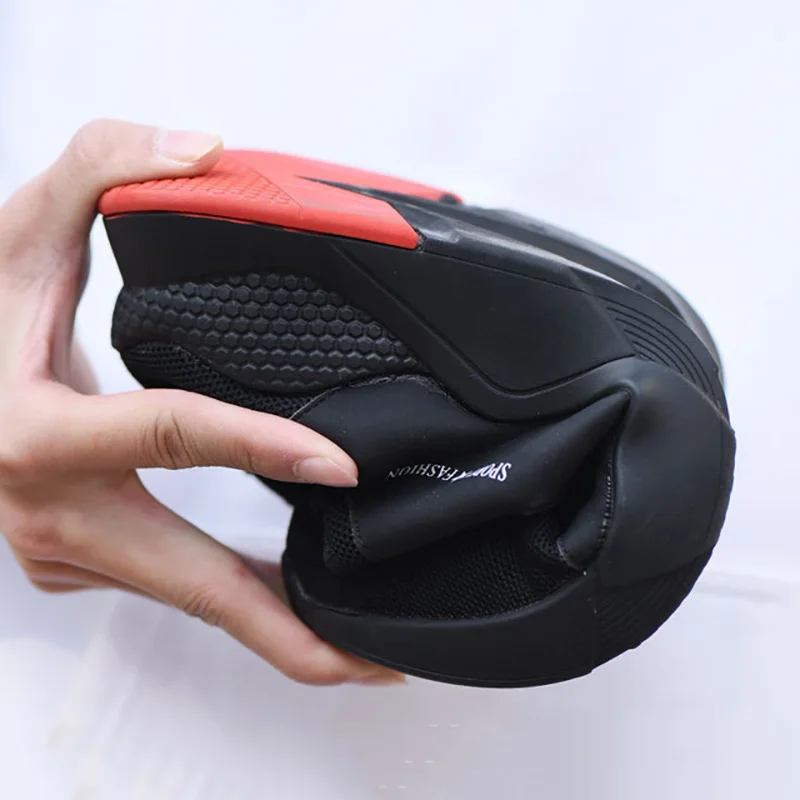 الذكور العمل الصلب اصبع القدم أحذية السلامة تنفس الرجال أحذية رياضية الرجال في الهواء الطلق مكافحة ثقب تحطيم حذاء امن للعمل ل حذاء رجالي